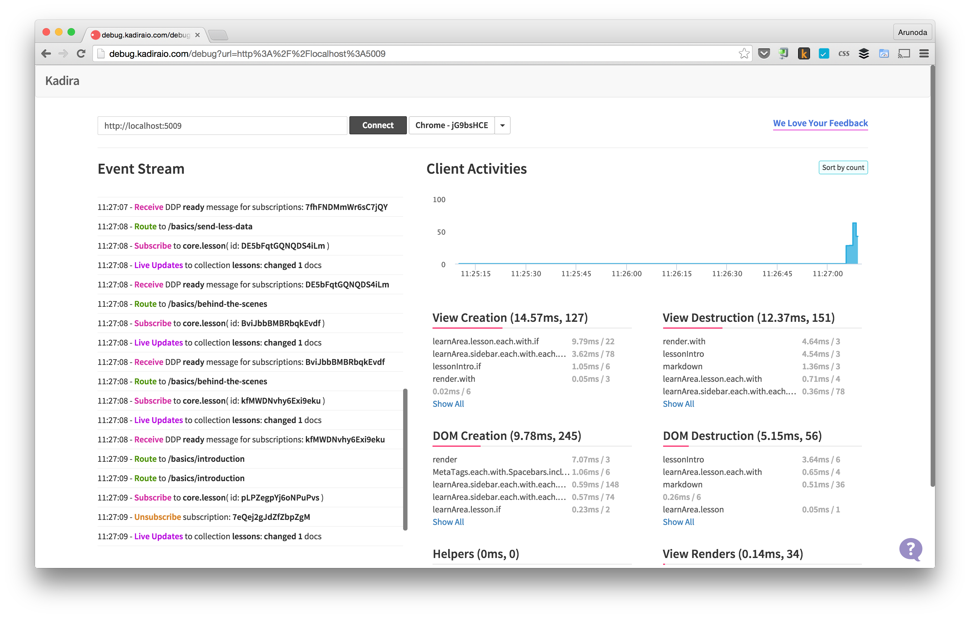 Monti Debug Overview